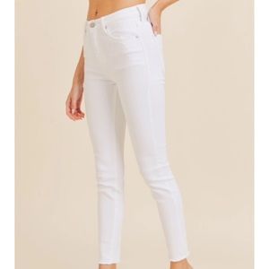 Just Black Denim White Jeans